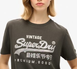 SUPERDRY EMBELLISHED VL GRAPHIC T-SHIRT ΜΠΛΟΥΖΑ ΓΥΝΑΙΚΕΙΑ | BLACK