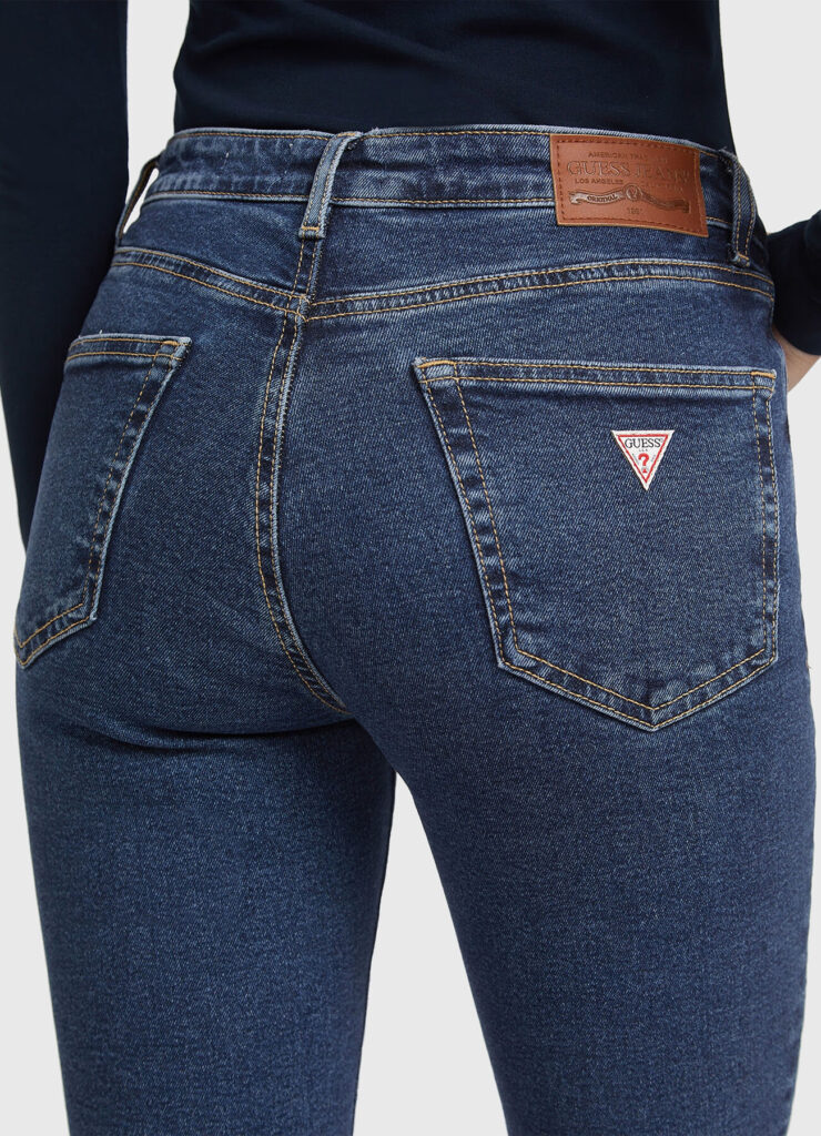 GUESS JEANS GJ G05 HIGH RISE SKI ECO RECY CO DAWSON STR | BLUE