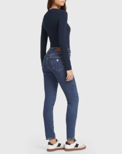 GUESS JEANS GJ G05 HIGH RISE SKI ECO RECY CO DAWSON STR | BLUE