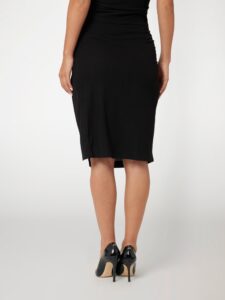 GUESS MIDI ELIS SKIRT ΦΟΥΣΤΑ ΓΥΝΑΙΚΕΙΟ | BLACK