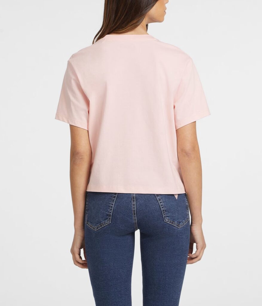 GUESS JEANS GJ SS CN BOXY MINI T – 160GSM ΜΠΛΟΥΖΑ ΓΥΝΑΙΚΕΙΑ | ROSE