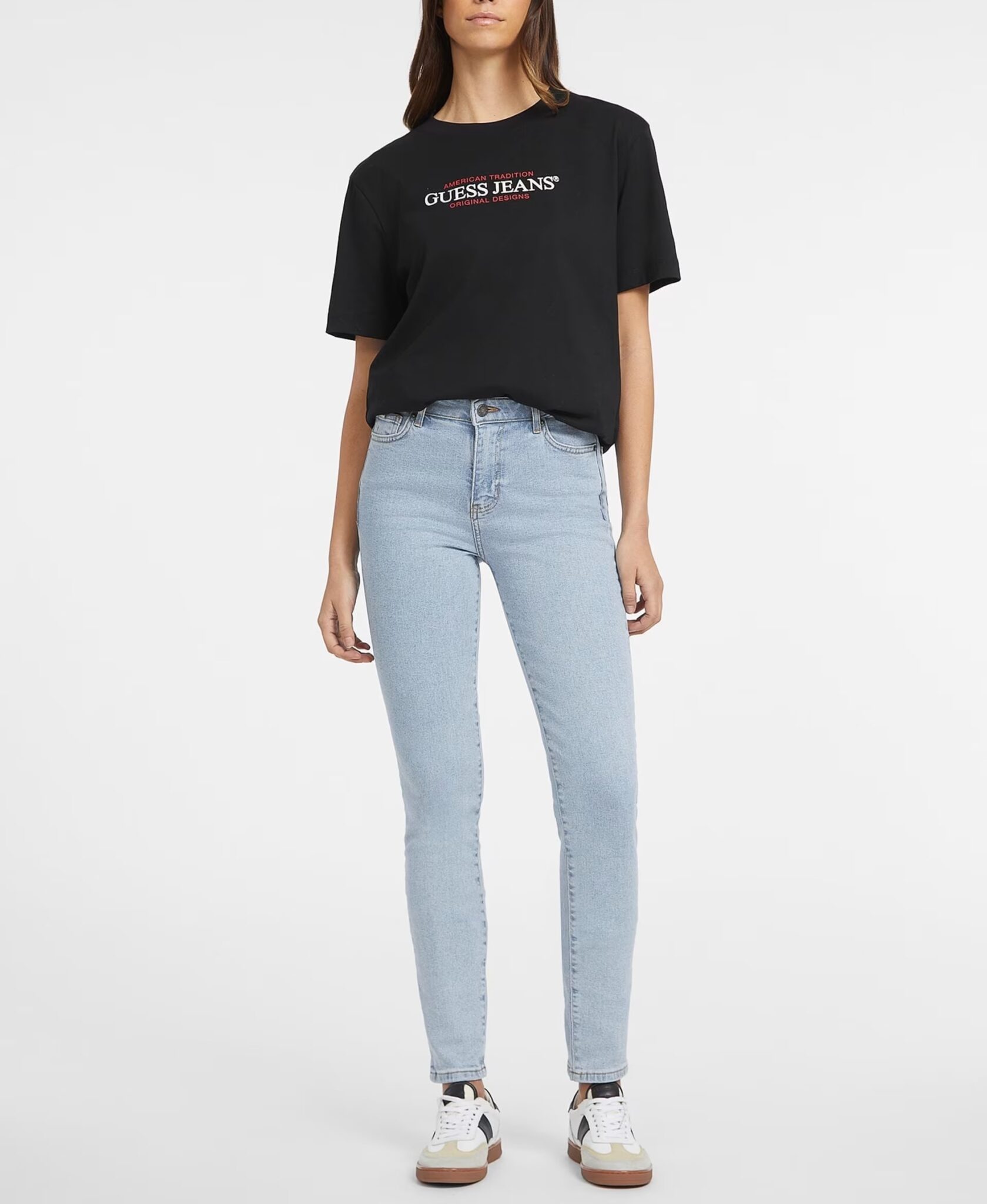 KARL LAGERFELD  JEANS KLJ SLIM FIT TEE | WHITE