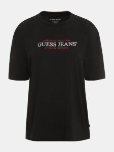 GUESS JEANS GJ SS CN OS ICONIC T-SHIRT ΜΠΛΟΥΖΑ ΓΥΝΑΙΚΕΙΑ | BLACK