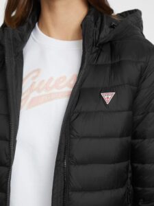 GUESS JEANS GJ HOODED PUFFER ΜΠΟΥΦΑΝ ΓΥΝΑΙΚΕΙΟ | BLACK