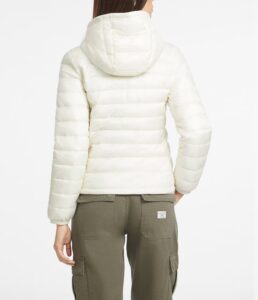 GUESS JEANS GJ HOODED PUFFER ΜΠΟΥΦΑΝ ΓΥΝΑΙΚΕΙΟ | OFF WHITE