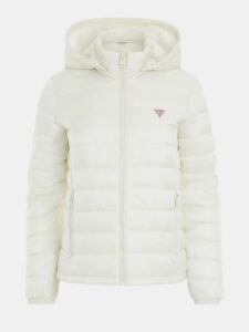 GUESS JEANS GJ HOODED PUFFER ΜΠΟΥΦΑΝ ΓΥΝΑΙΚΕΙΟ | OFF WHITE