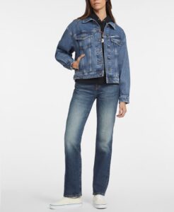 GUESS JEANS GJ OVERSIZE TRUCKER ΜΠΟΥΦΑΝ ΓΥΝΑΙΚΕΙΟ | INDIGO