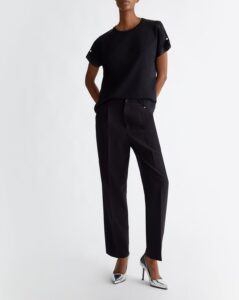 LIU JO WHITE WF4C58 PANT.CREPE H.W. ΠΑΝΤΕΛΟΝΙ ΓΥΝΑΙΚΕΙΟ | BLACK