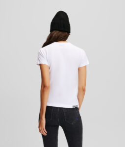 KARL LAGERFELD  JEANS KLJ SLIM FIT TEE | WHITE