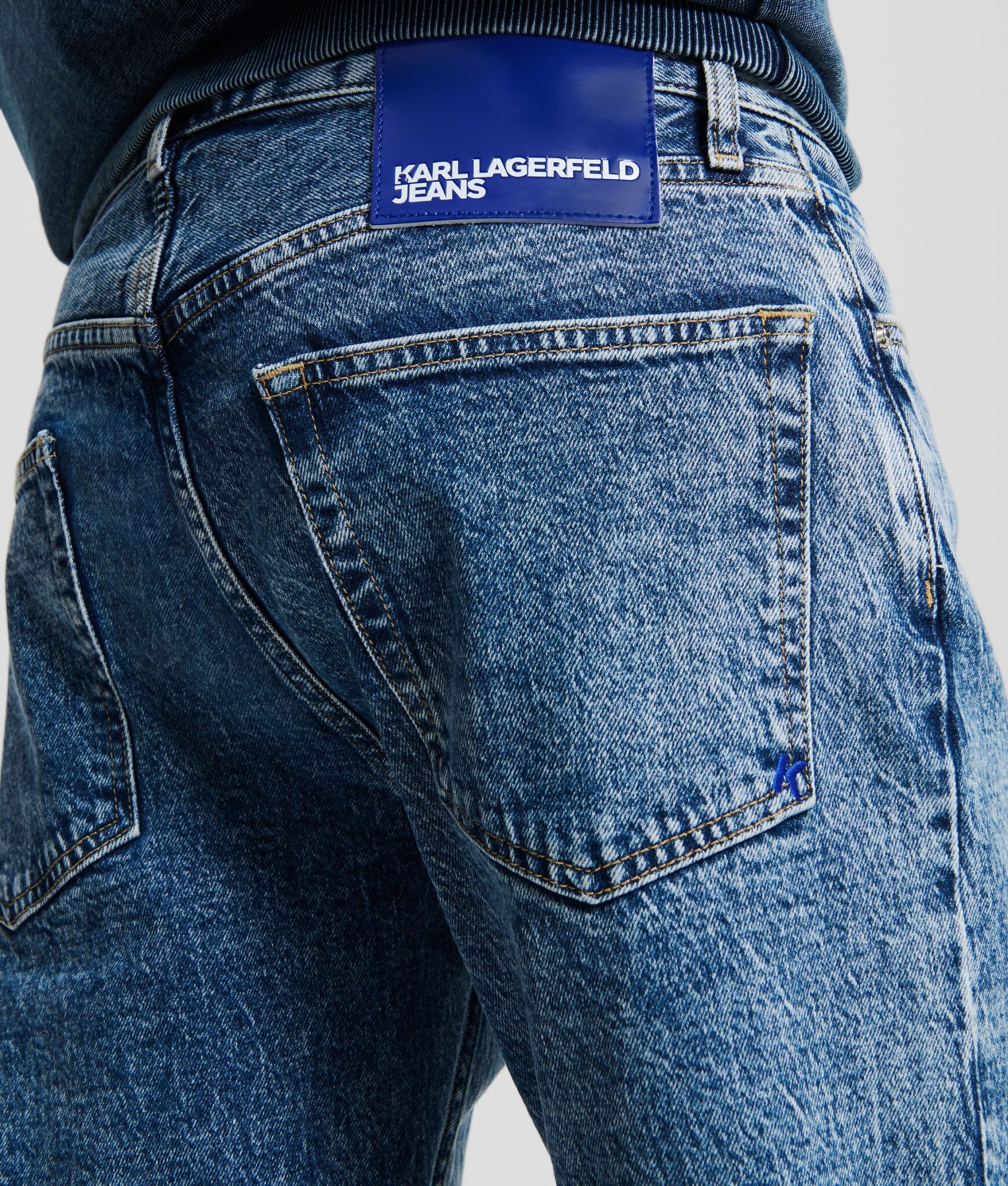 KARL LAGERFELD  JEANS KLJ HR TAPERED DENIM | DARK BLUE