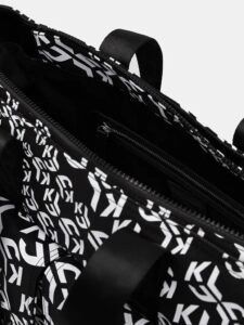 KARL LAGERFELD  JEANS STREET NYLON TOTE | BLACK