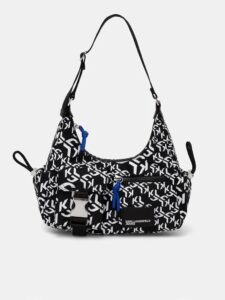 KARL LAGERFELD  JEANS STREET NYLON SHOULDER BAG | BLACK