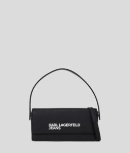 KARL LAGERFELD  JEANS ESSENTIAL LOGO CROSSBODY | BLACK