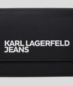 KARL LAGERFELD  JEANS ESSENTIAL LOGO CROSSBODY | BLACK