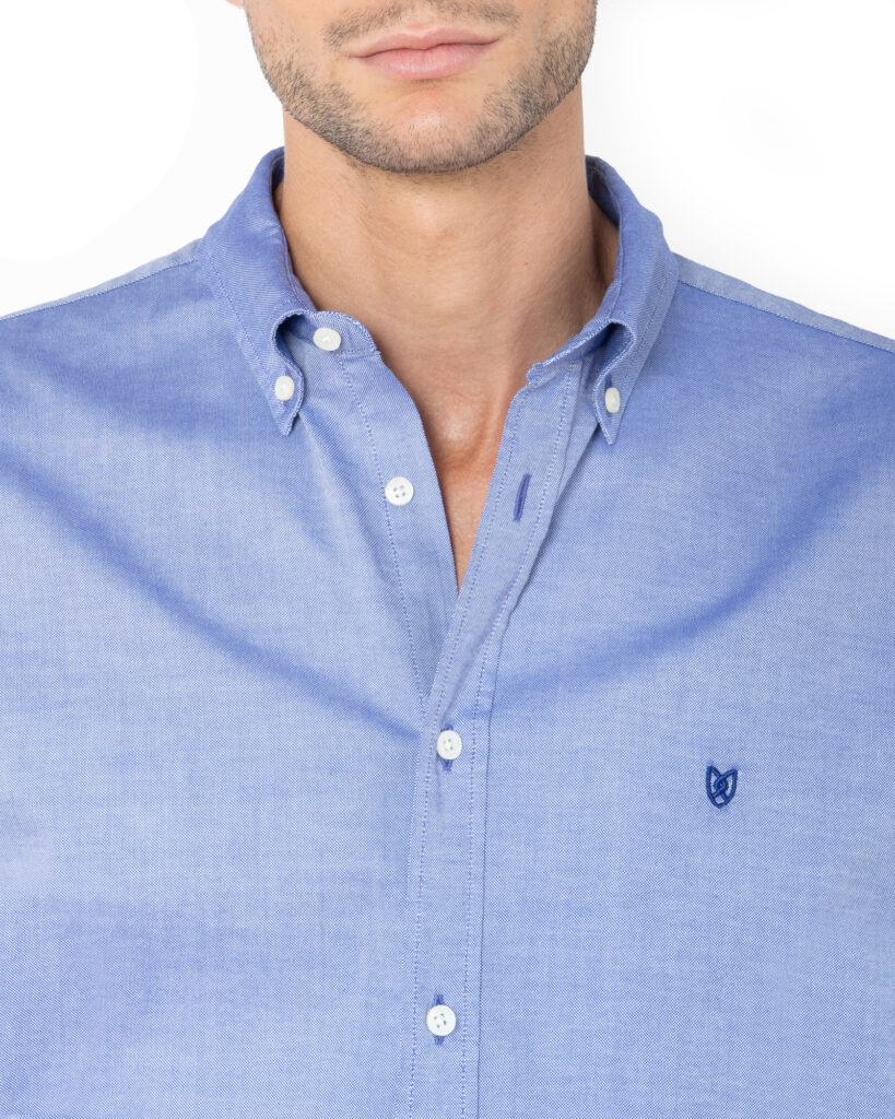 THE BOSTONIANS ΠΟΥΚΑΜΙΣΟ OXFORD REGULAR FIT 3AAP0571 | ROYAL BLUE