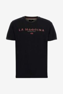 LA MARTINA ΜΠΛΟΥΖΑ T-SHIRT ΚΜ 3LMZMR007 | BLACK