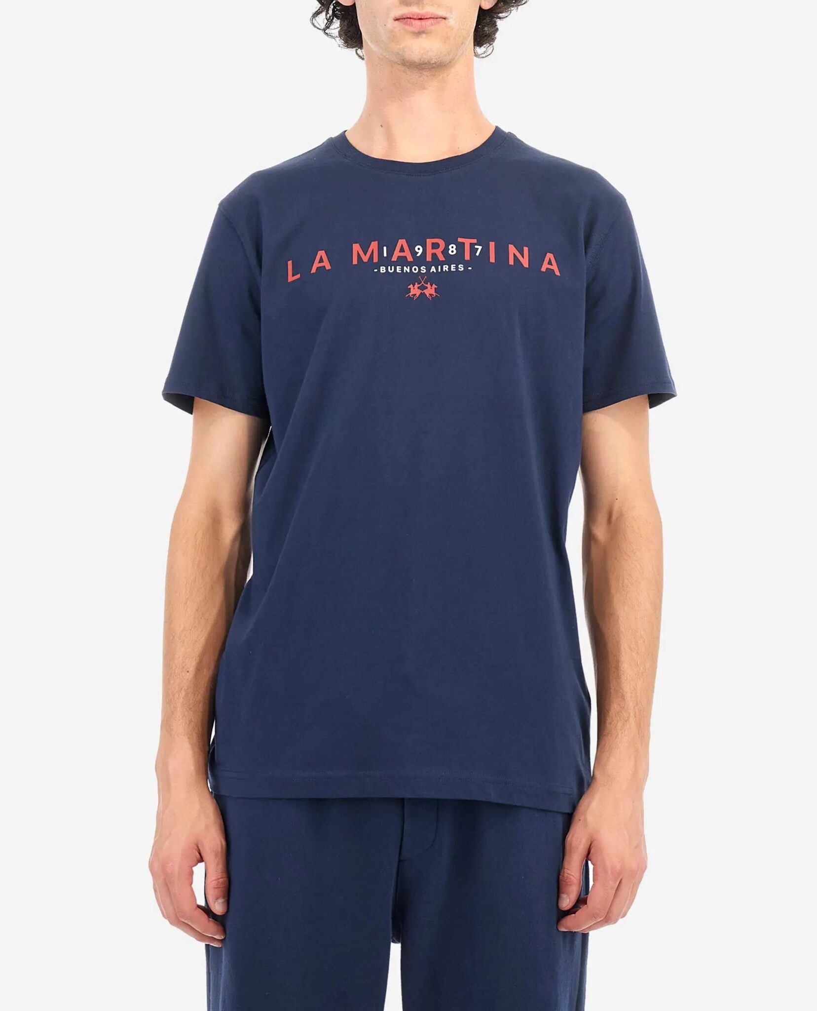 LA MARTINA ΜΠΛΟΥΖΑ T-SHIRT ΚΜ 3LMZMR007 | DARK BLUE