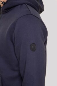 THE BOSTONIANS ΦΟΥΤΕΡ ΒΑΜΒΑΚΕΡΟ HALF ZIP REGULAR FIT | DARK BLUE