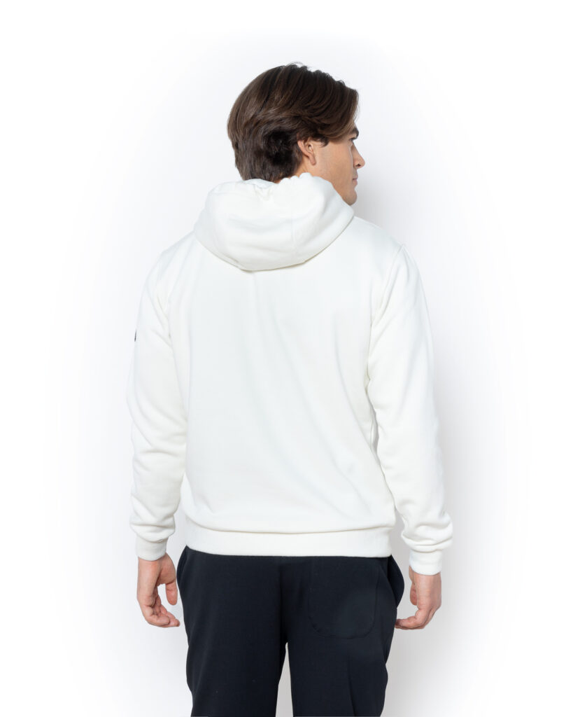 THE BOSTONIANS ΦΟΥΤΕΡ ΒΑΜΒΑΚΕΡΟ HALF ZIP REGULAR FIT | OFF WHITE