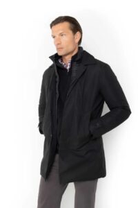 THE BOSTONIANS ΜΠΟΥΦΑΝ ΚΑΠΑΡΤΙΝΑ WATER REPELLANT REGULR | BLACK