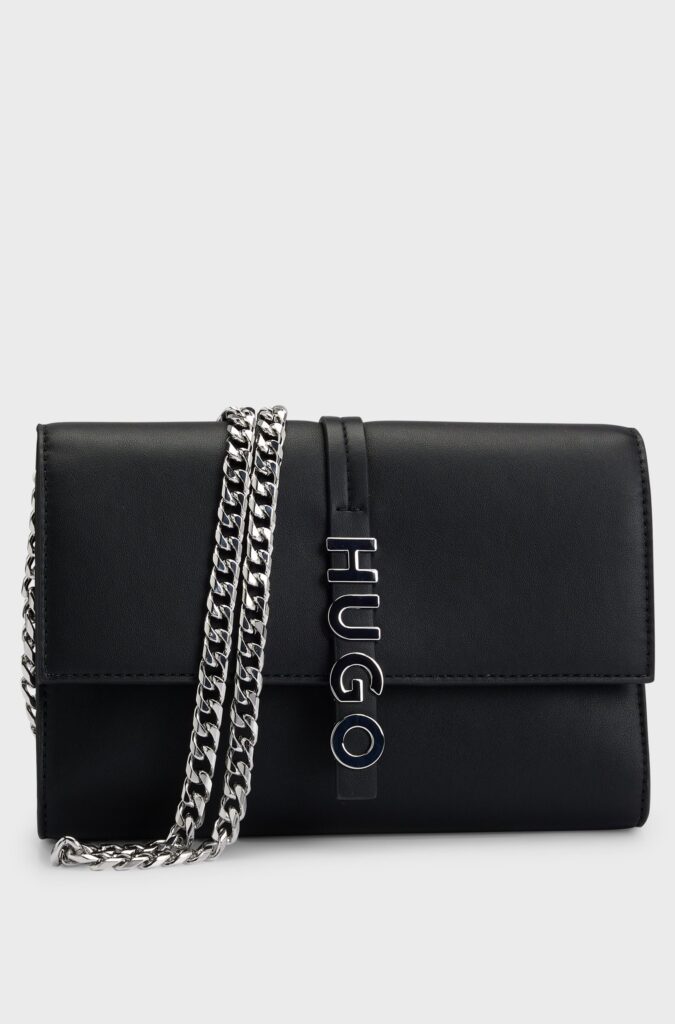 BOSS ΜΕΓΑΛΟ ΑΞΕΣΟΥΑΡ MEL CLUTCH CHAIN | BLACK