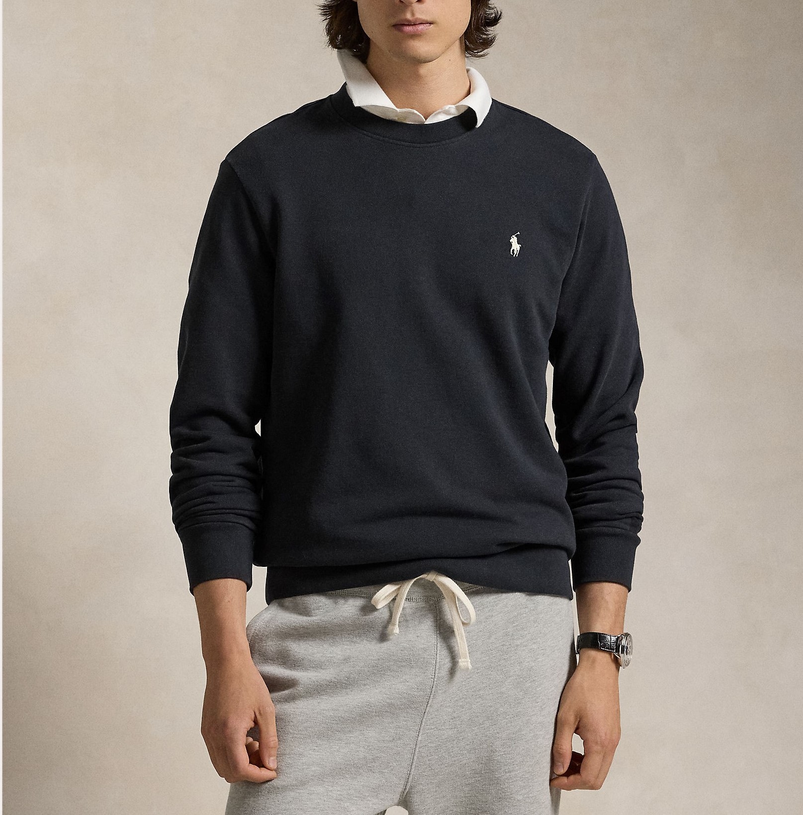 POLO RALPH LAUREN LSCNM4-LONG SLEEVE-SWEATSHIRT | OFF WHITE