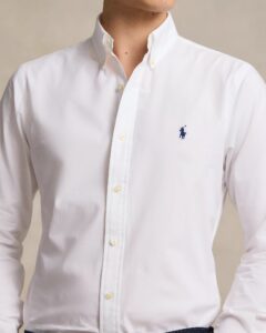 POLO RALPH LAUREN CUBDPPCS-LONG SLEEVE-SPORT SHIRT | WHITE