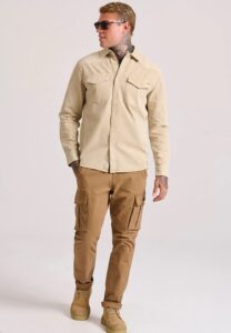 FUNKY BUDDHA ΑΝΔΡΙΚΌ ΠΑΝΤΕΛΌΝΙ CARGO | BEIGE