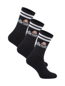 ELLESSE HERITAGE CORE PULLO 3PK SOCKS ΚΑΛΤΣΕΣ UNISEX | BLACK