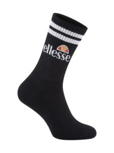 ELLESSE HERITAGE CORE PULLO 3PK SOCKS ΚΑΛΤΣΕΣ UNISEX | BLACK