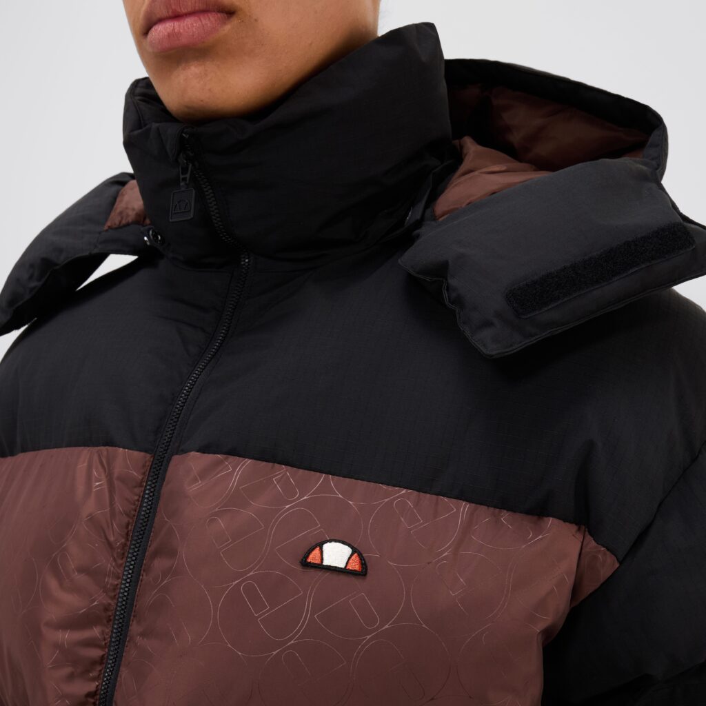 ELLESSE SARTORIA BADGE COLOURS APPIANI 2 PADDED JACKET | BROWN