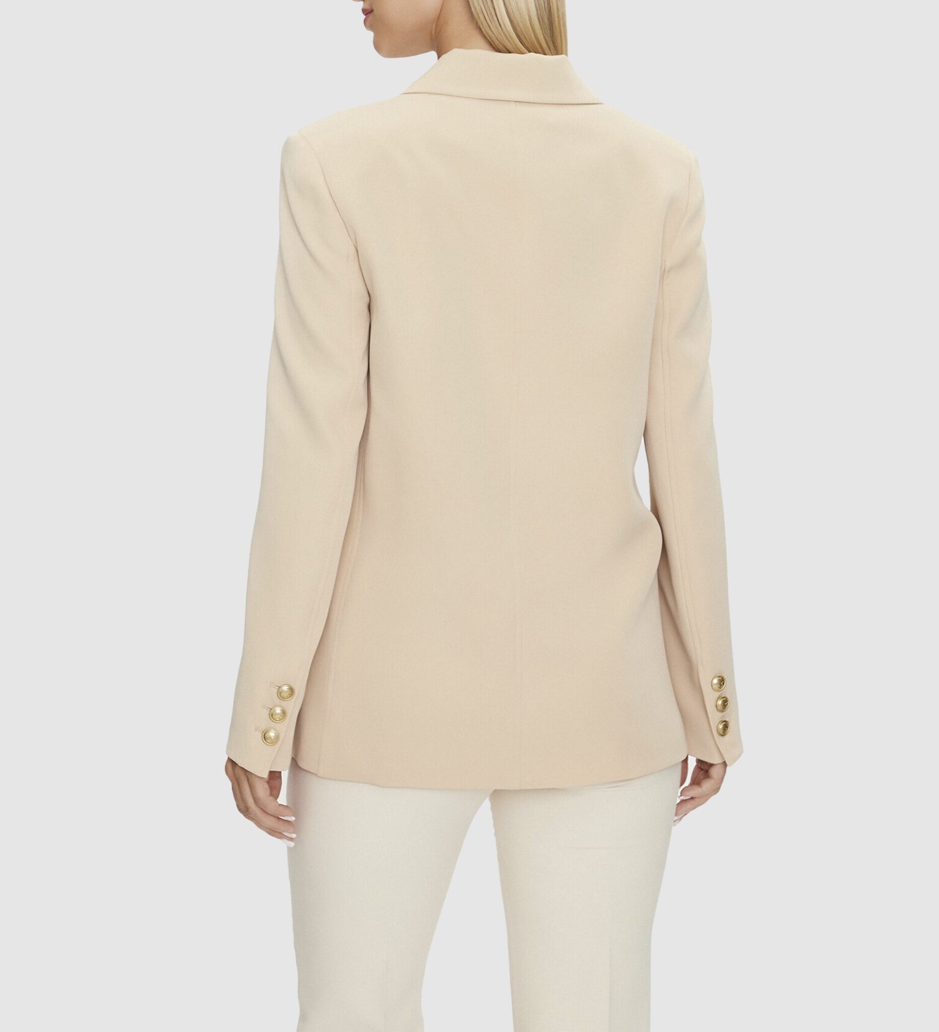 GUESS LS FIONA DOUBLE BREAST BLAZER ΣΑΚΑΚΙ ΓΥΝΑΙΚΕΙΟ | BEIGE