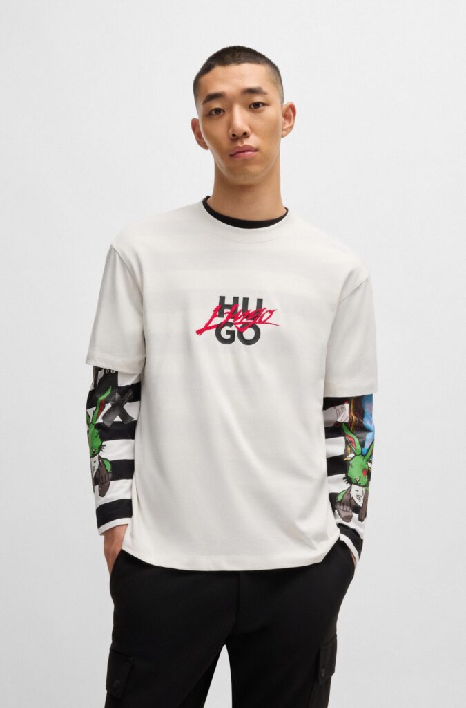 BOSS JERSEY DLONGNY 50521076 | OFF WHITE