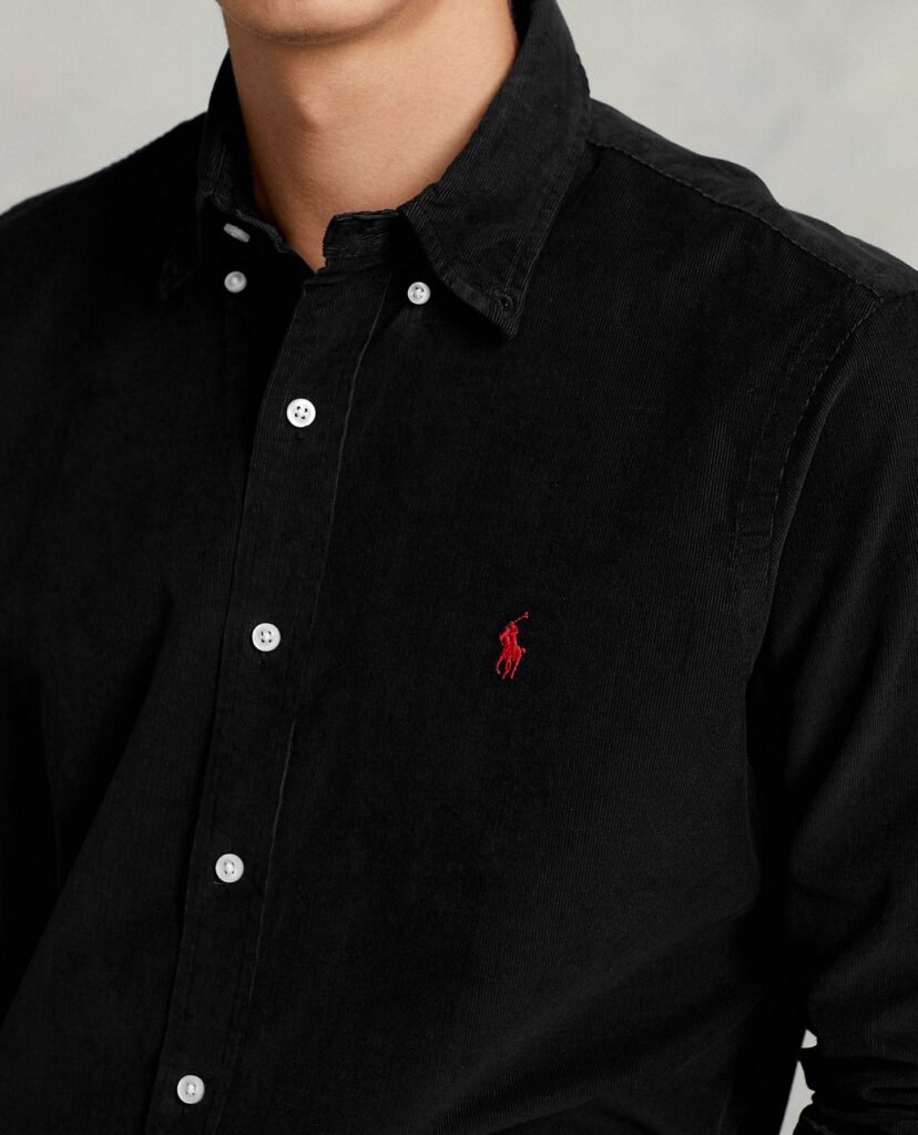 POLO RALPH LAUREN CUBDPPCS-LONG SLEEVE-SPORT SHIRT | BLACK