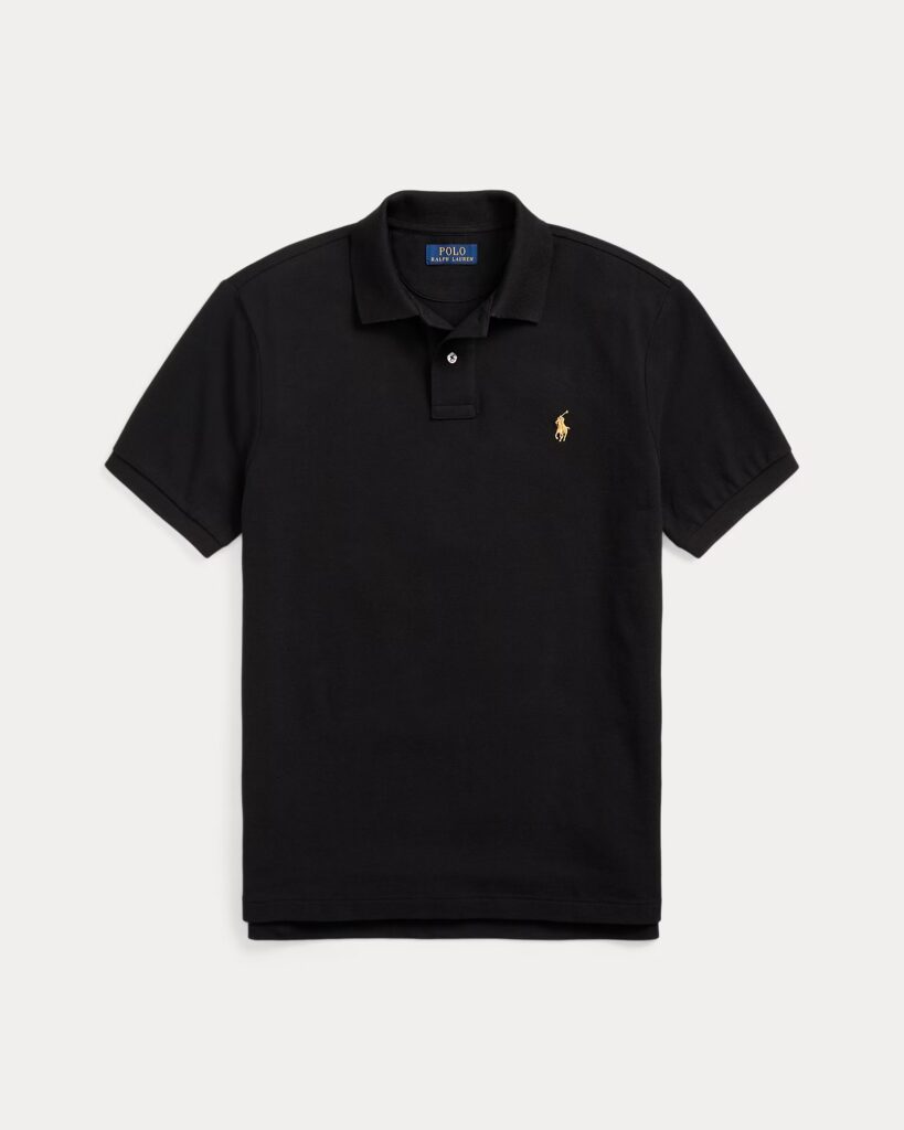 POLO RALPH LAUREN SSKCCMSLM7-SHORT SLEEVE-POLO SHIRT 710880327001 | BLACK