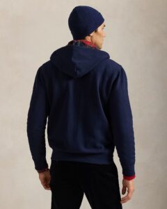 POLO RALPH LAUREN LSFZHOODM1-LONG SLEEVE-SWEATSHIRT | DARK BLUE