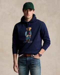 POLO RALPH LAUREN LSPOHOODM6-LONG SLEEVE-SWEATSHIRT | DARK BLUE