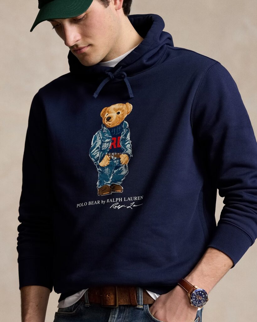 POLO RALPH LAUREN LSPOHOODM6-LONG SLEEVE-SWEATSHIRT | DARK BLUE