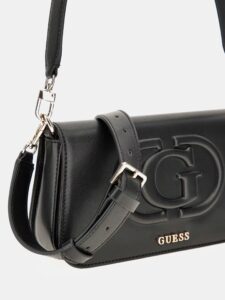 GUESS ECO MIETTA FLAP SHOU ΤΣΑΝΤΑ ΓΥΝΑΙΚΕΙΟ | BLACK