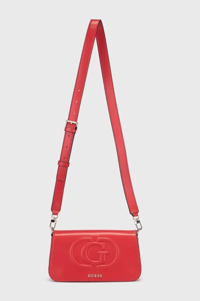 GUESS ECO MIETTA FLAP SHOU ΤΣΑΝΤΑ ΓΥΝΑΙΚΕΙΟ | RED