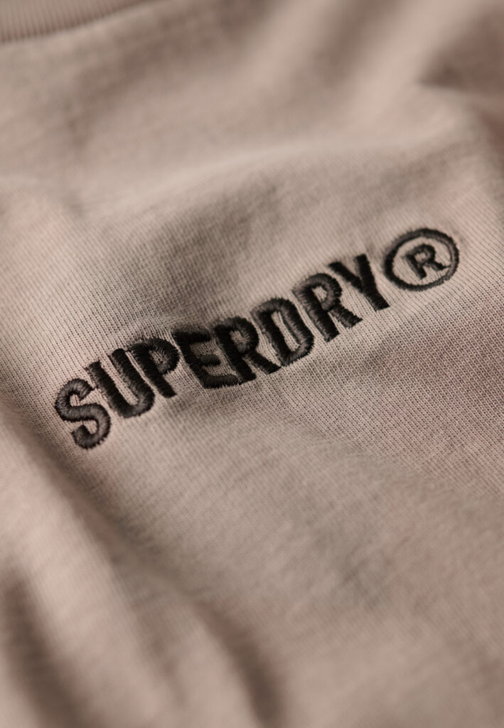 SUPERDRY SDCD MICRO LOGO GRAPHIC LOOSE TEE ΜΠΛΟΥΖΑ ΑΝΔΡΙΚΟ | DARK BEIGE