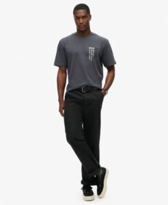 SUPERDRY SDCD UTILITY SPORT LOGO LOOSE TEE ΜΠΛΟΥΖΑ ΑΝΔΡΙΚΟ | DARK GREY