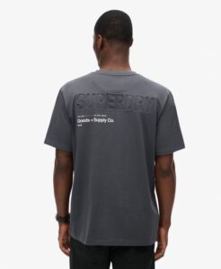 SUPERDRY SDCD UTILITY SPORT LOGO LOOSE TEE ΜΠΛΟΥΖΑ ΑΝΔΡΙΚΟ | DARK GREY