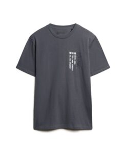 SUPERDRY SDCD UTILITY SPORT LOGO LOOSE TEE ΜΠΛΟΥΖΑ ΑΝΔΡΙΚΟ | DARK GREY