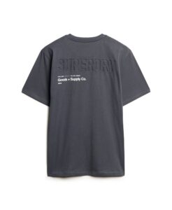 SUPERDRY SDCD UTILITY SPORT LOGO LOOSE TEE ΜΠΛΟΥΖΑ ΑΝΔΡΙΚΟ | DARK GREY