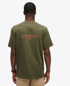 SUPERDRY SDCD UTILITY SPORT LOGO LOOSE TEE ΜΠΛΟΥΖΑ ΑΝΔΡΙΚΟ | KHAKI