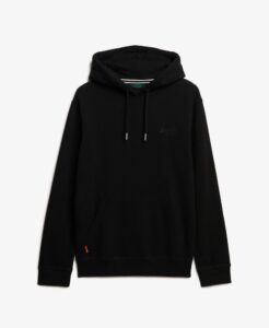 SUPERDRY OVIN ESSENTIAL LOGO HOODIE ΦΟΥΤΕΡ ΑΝΔΡΙΚΟ | BLACK