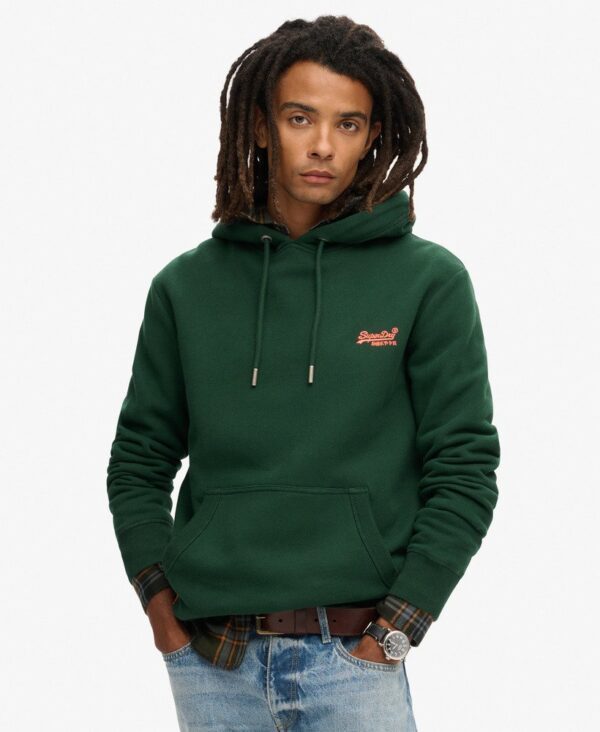 SUPERDRY OVIN ESSENTIAL LOGO HOODIE ΦΟΥΤΕΡ ΑΝΔΡΙΚΟ | MINT GREEN