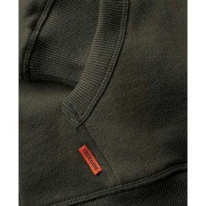 SUPERDRY OVIN ESSENTIAL LOGO ZIP HOODIE ΦΟΥΤΕΡ ΑΝΔΡΙΚΟ | DARK GREEN