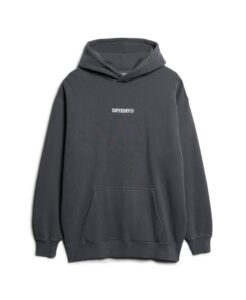 SUPERDRY SDCD MICRO LOGO GRAPHIC LOOSE HOOD ΦΟΥΤΕΡ ΑΝΔΡΙΚΟ | DARK GREY